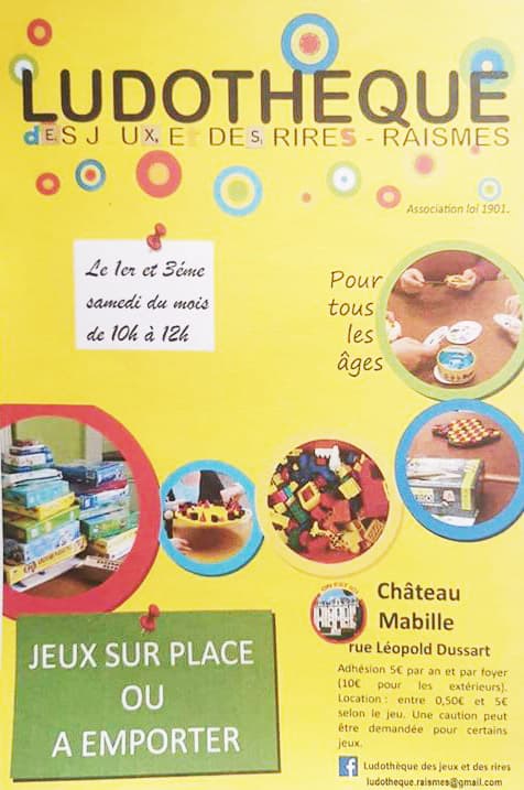 Ludothèque Ludotheque Des Jeux & Des Rires à RAISMES